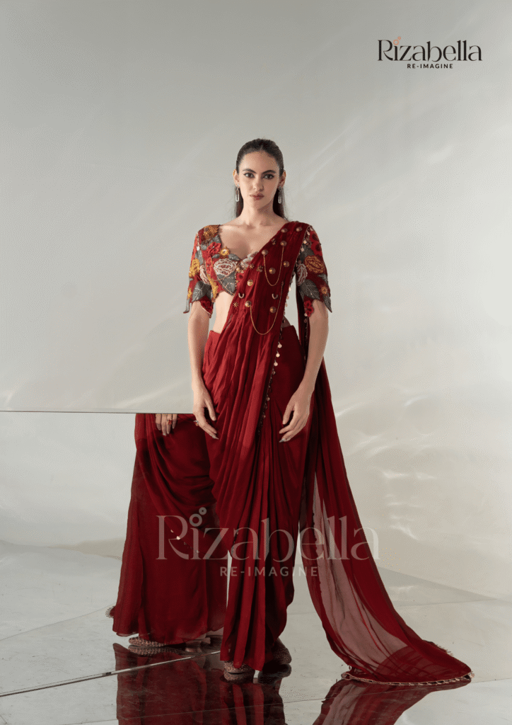 Noir Gulbahar Draped Saree