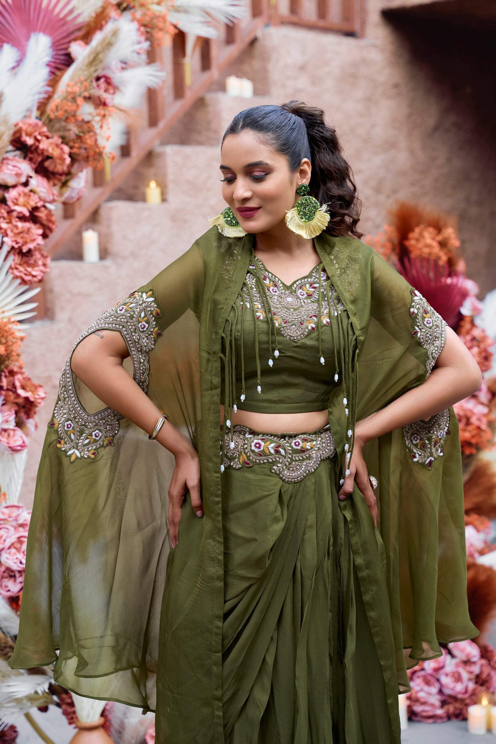 Future-Ready Green Cape Set - Image 5