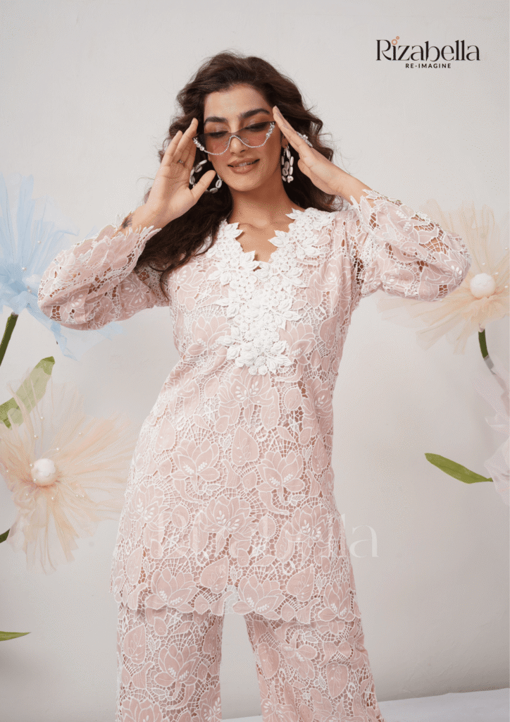 Floral Hakoba Straight Kurta Ensemble