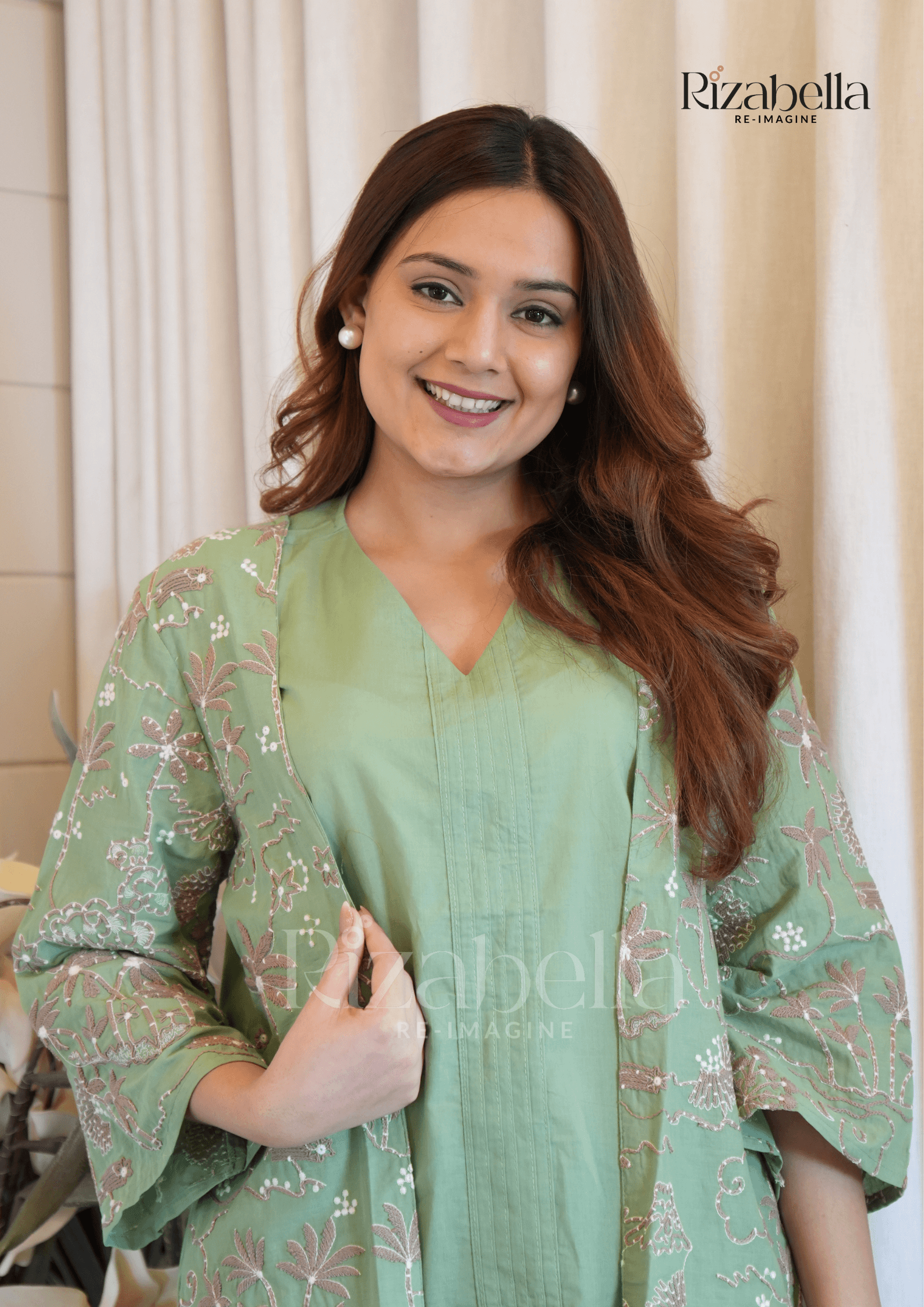 Mint Blossom Co-ord Set - Image 3