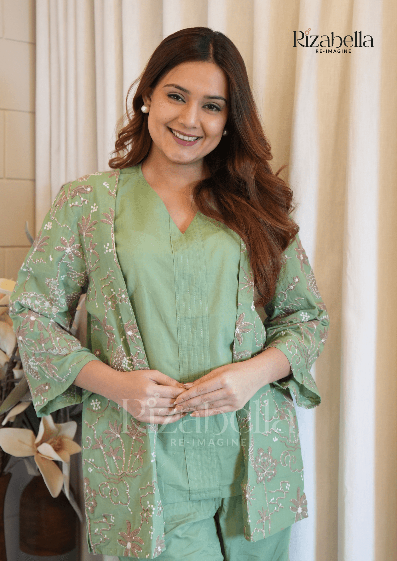 Mint Blossom Co-ord Set - Image 4