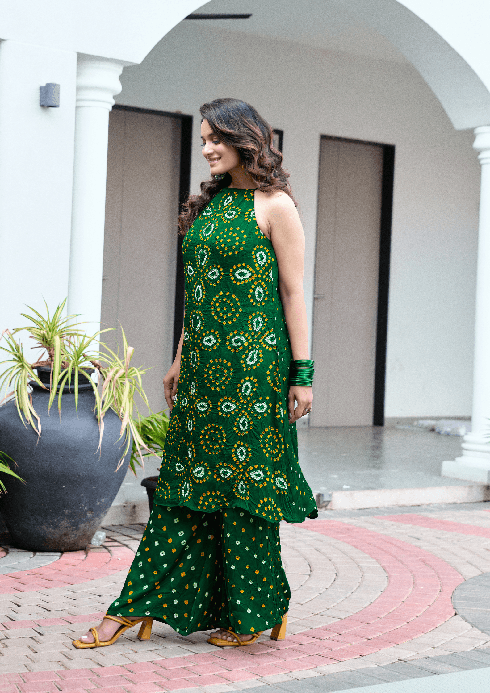 Bandhej Kurta Set - Image 3