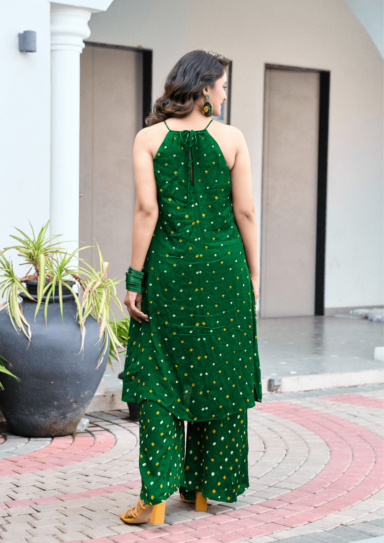Bandhej Kurta Set - Image 6