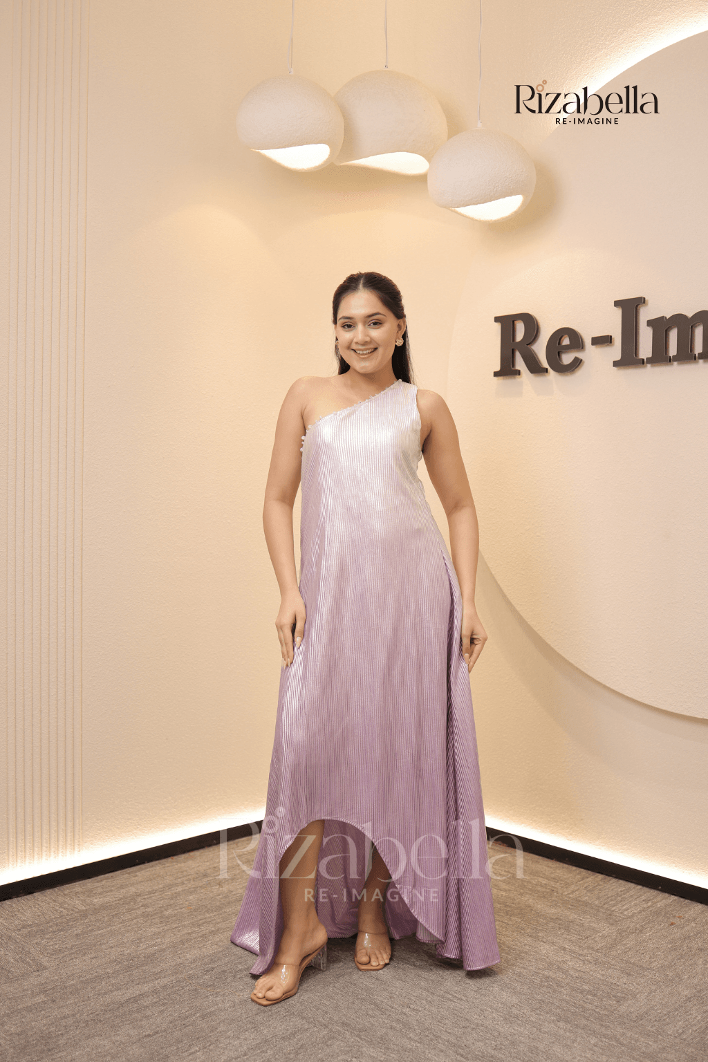 Silver Mist Ombre Dress