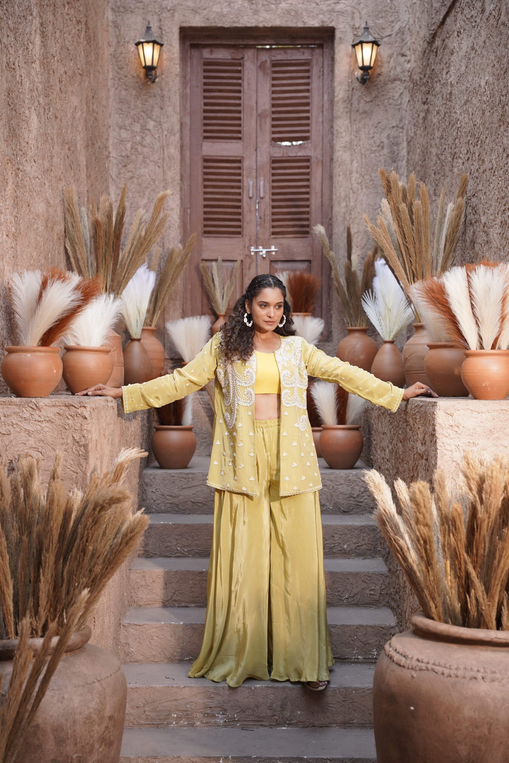 Buttery yellow three-pieces set - Image 3