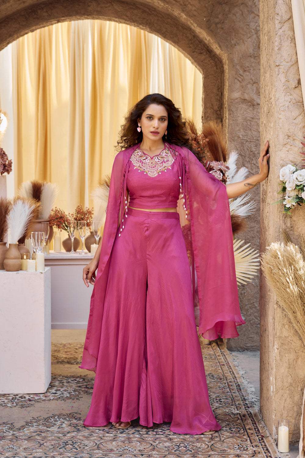 Three-piece set - Fuchsia Pink - Image 4