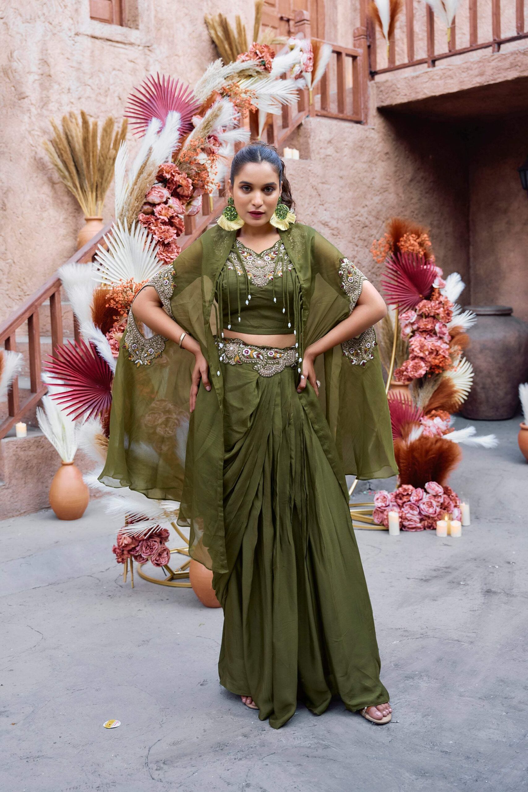 Future-Ready Green Cape Set - Image 3